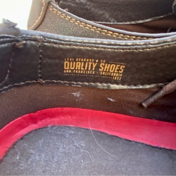 Levi’s 13 Brown COMFORT Lace up dress shoes used great condition - Picture 6 of 12